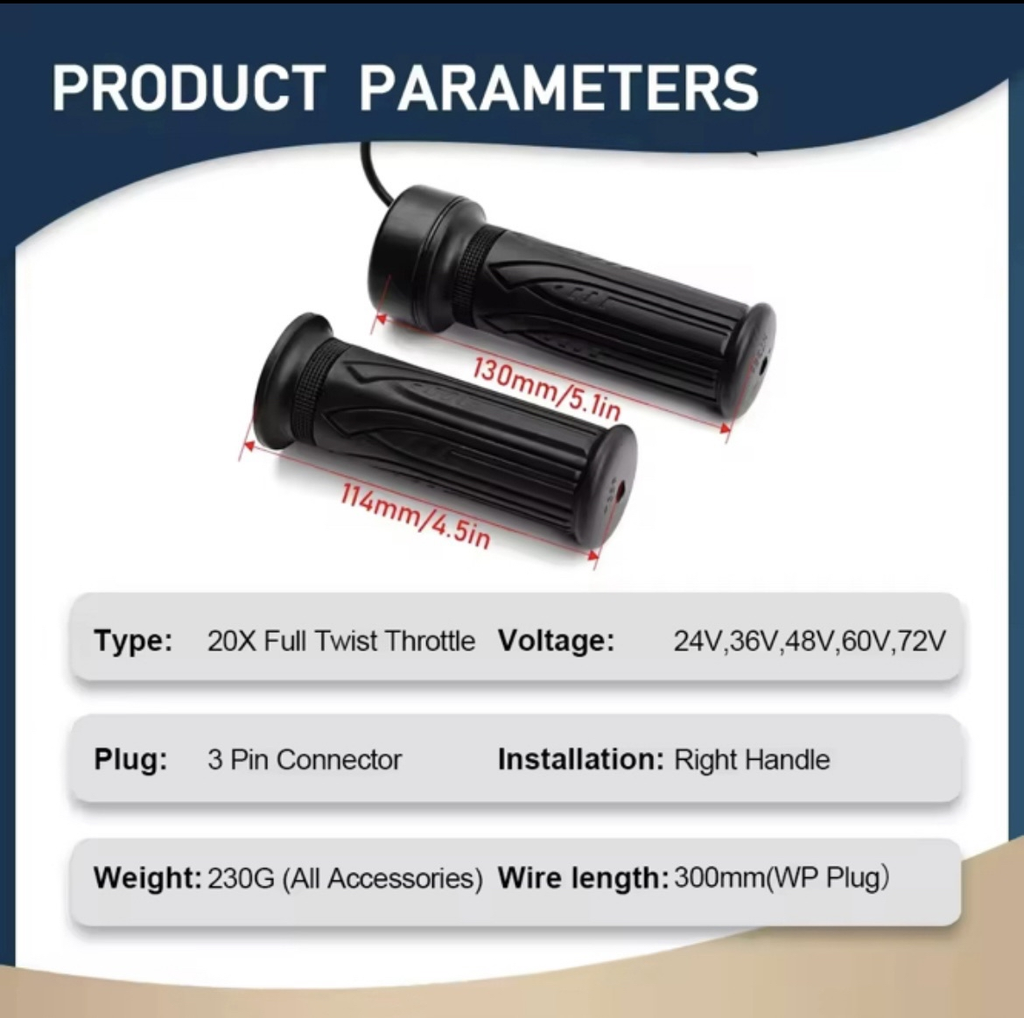 Super 73 Full Twist Throttle